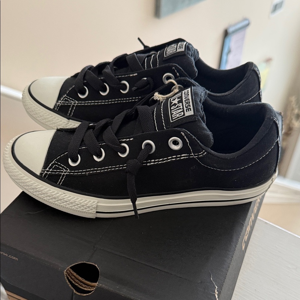 Converse Classic Black and White Sneakers
